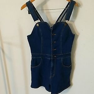 Wrangler Denim Overall Shorts